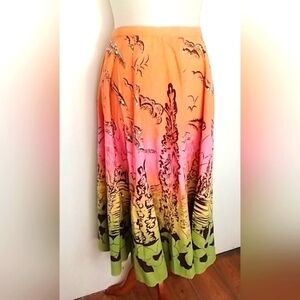 RETRO COTTON CIRCLE SKIRT